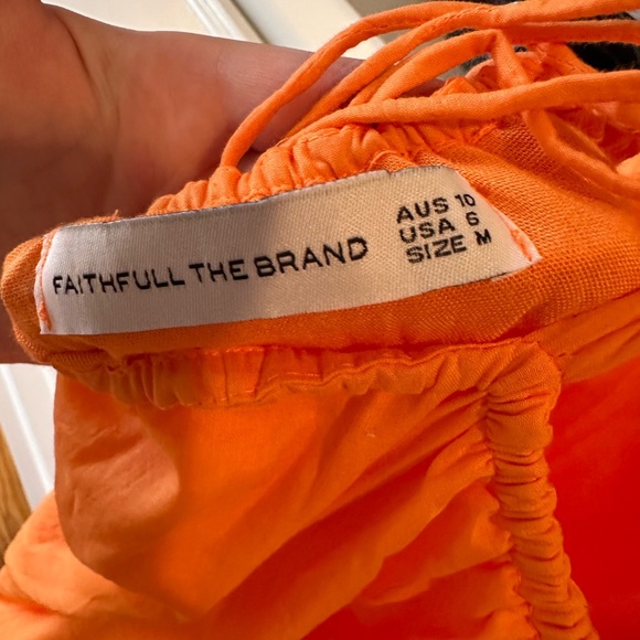 Faithfull The Brand Wilona Midi Dress Medium - Picture 7 of 7